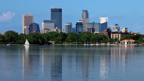Lake view near Minneapolis.
