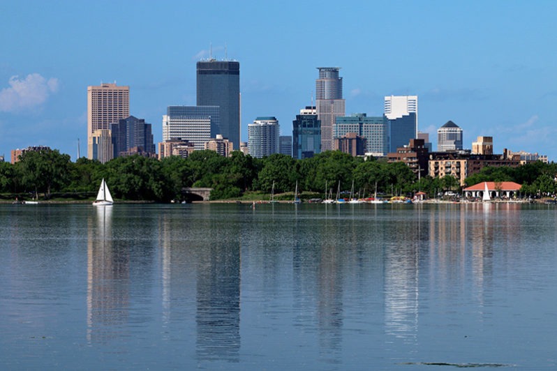Lake view near Minneapolis.