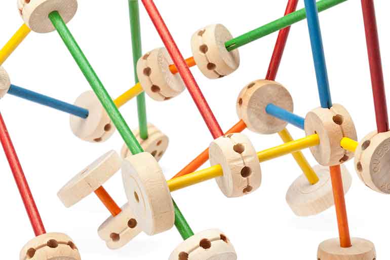 store tinker toy creations in climate controlled storage units