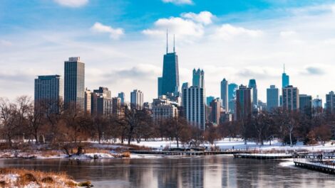 Chicago skyline on a clear day